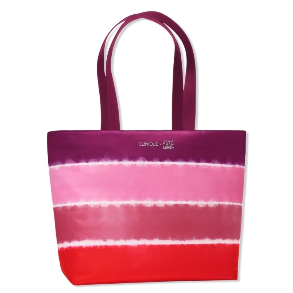 Jonathan Adler X Clinique Multicolor Striped Tote